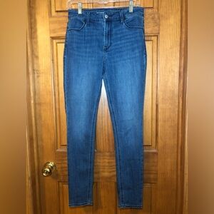 WOMEN’S OLD NAVY HIGH RISE SUPER SKINNY STRETCH JEANS, SIZE 6